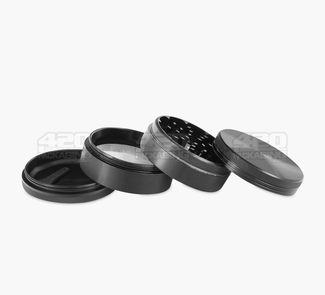 Magnetic CNC Aluminium Metal Grinder w/ Catcher  | 4 Piece - 63mm - Black