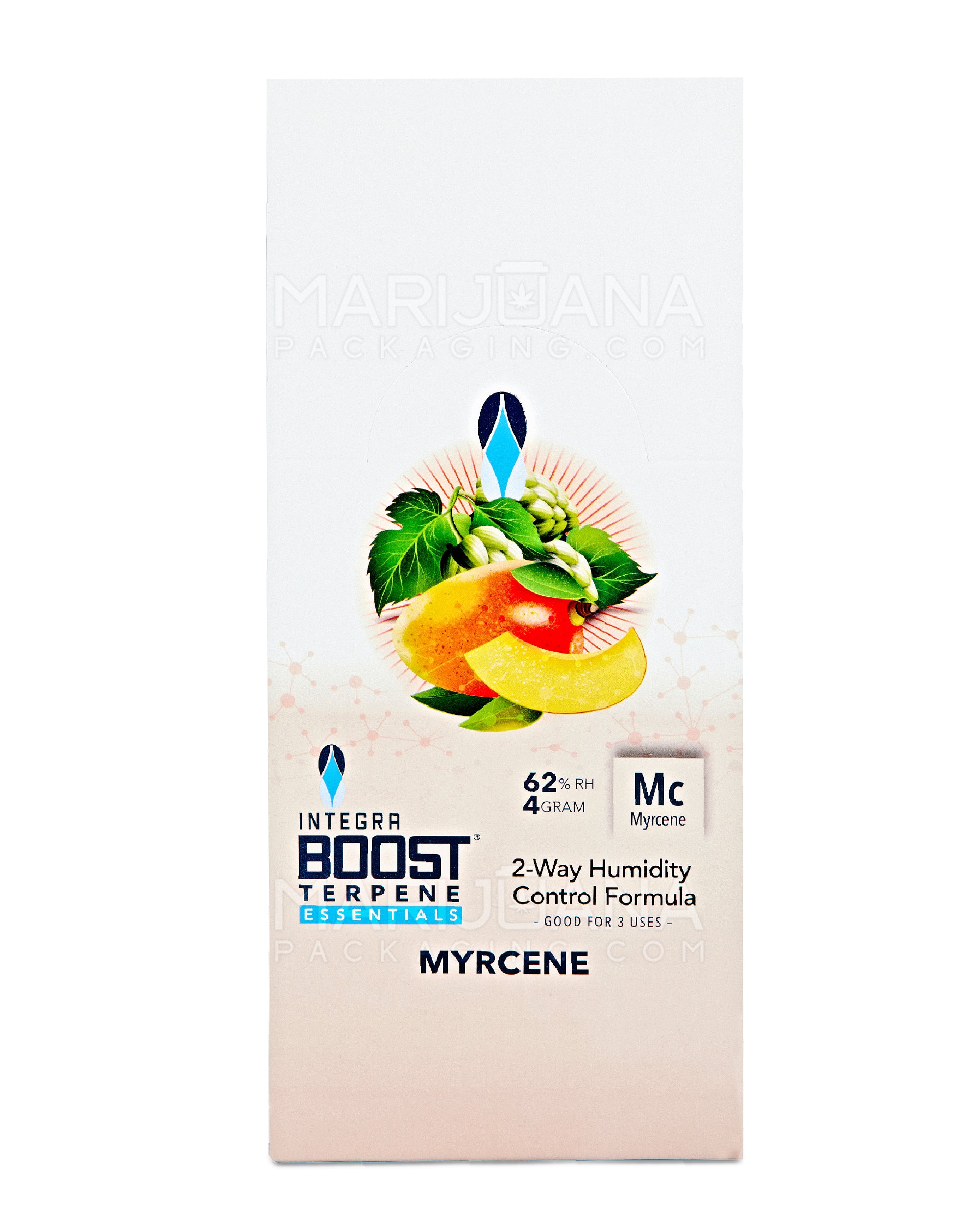 INTEGRA | 'Retail Display' Boost Terpene Essentials Myrcene Humidity Pack | 4 Grams - 62% - 48 Count - 8