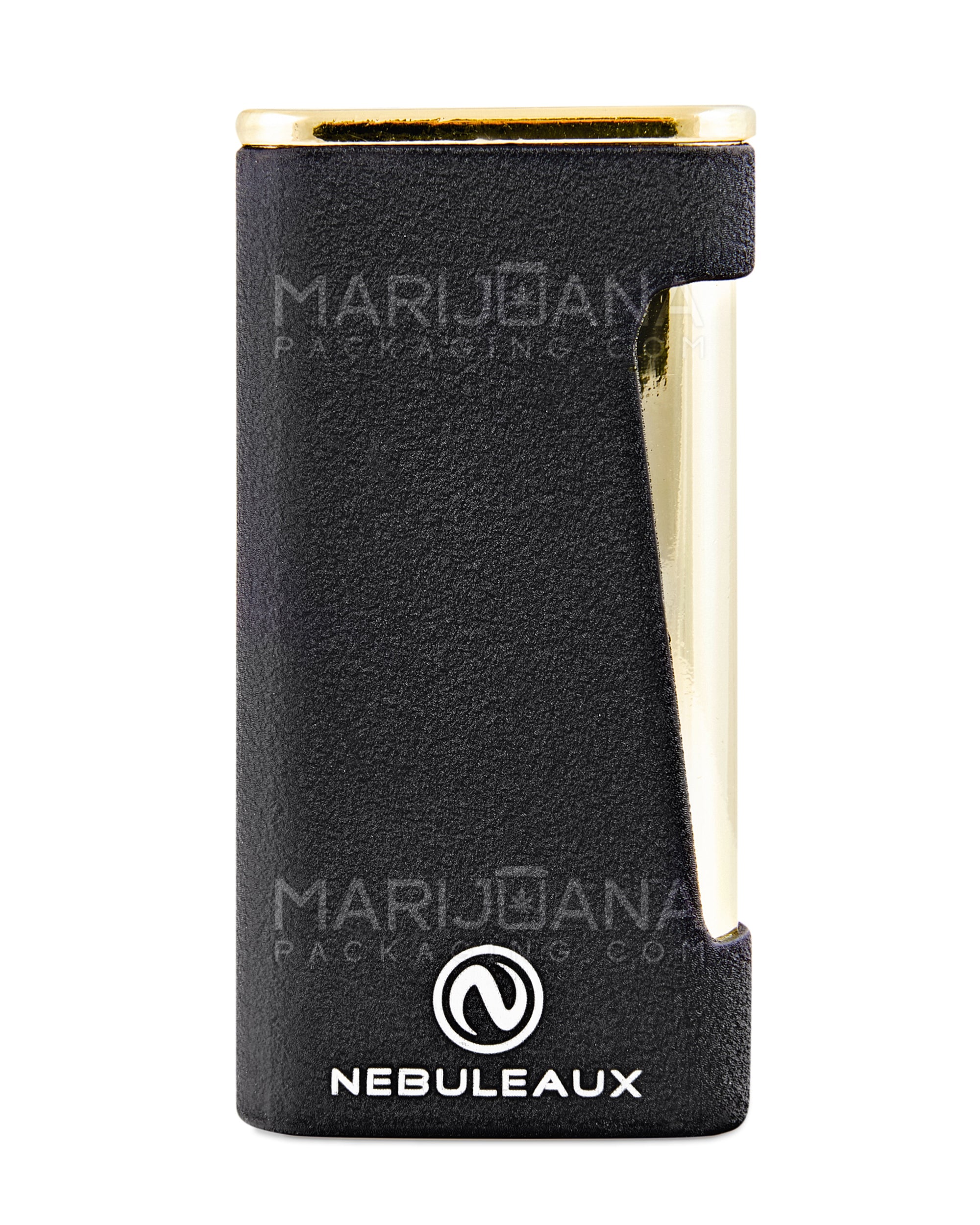 NEBULEAUX | Adjustable Blue Flame Torch Lighter | 2.5in Tall - Butane - Matte Black - 1