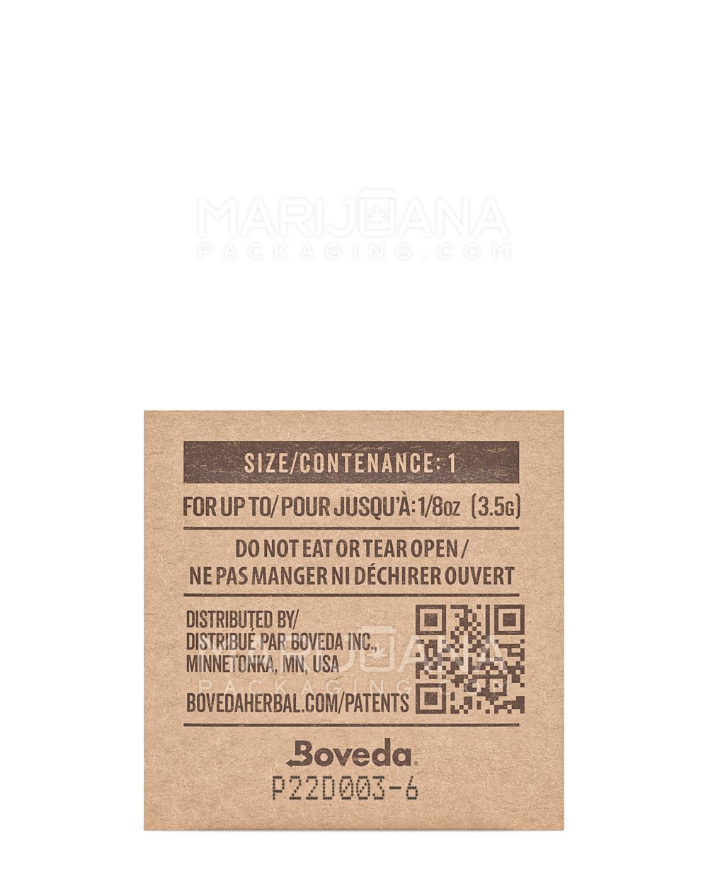 BOVEDA | Small Humidity Control Packs | 1 Gram - 58% - 20 Count - 5