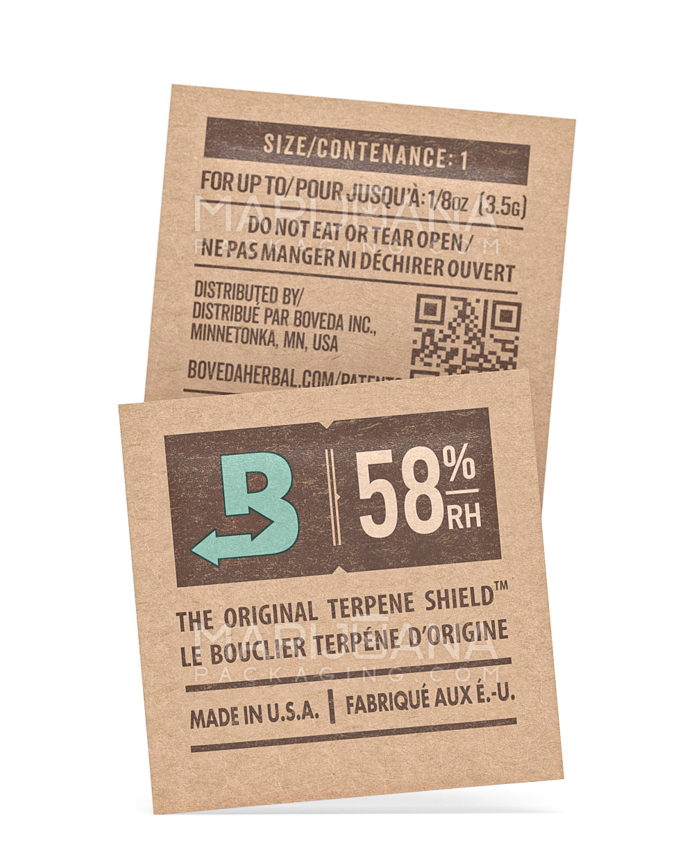 BOVEDA | Small Humidity Control Packs | 1 Gram - 58% - 20 Count - 3