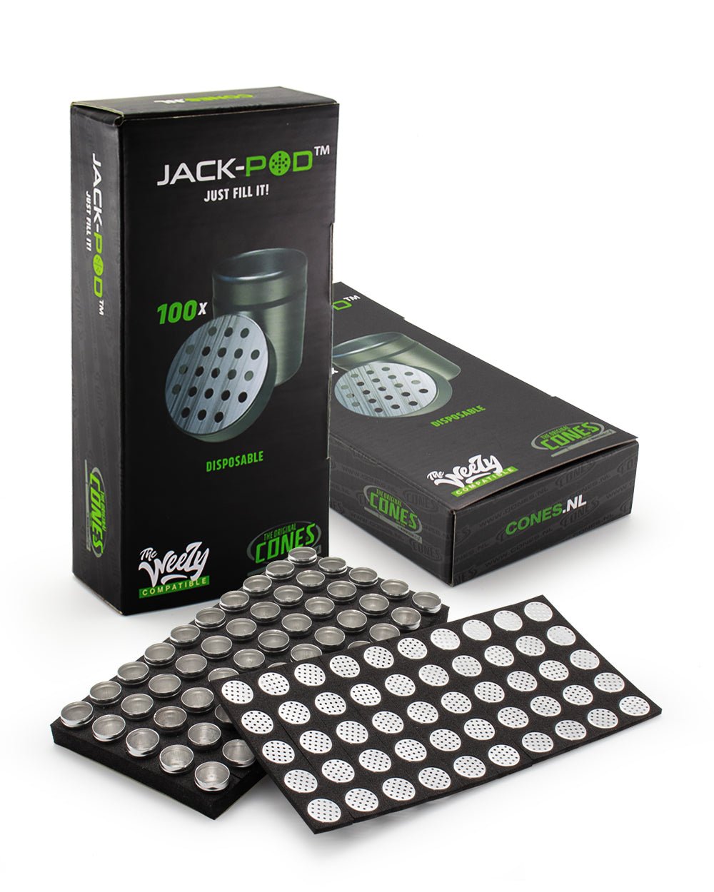CTIP | Disposable Jack-Pod Capsules | 0.2 Grams - Aluminum - 100 Count - 1