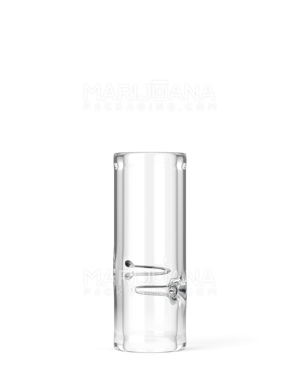 Glass Smoking Filter Tips Notched | 12mm - Clear - 175 Count