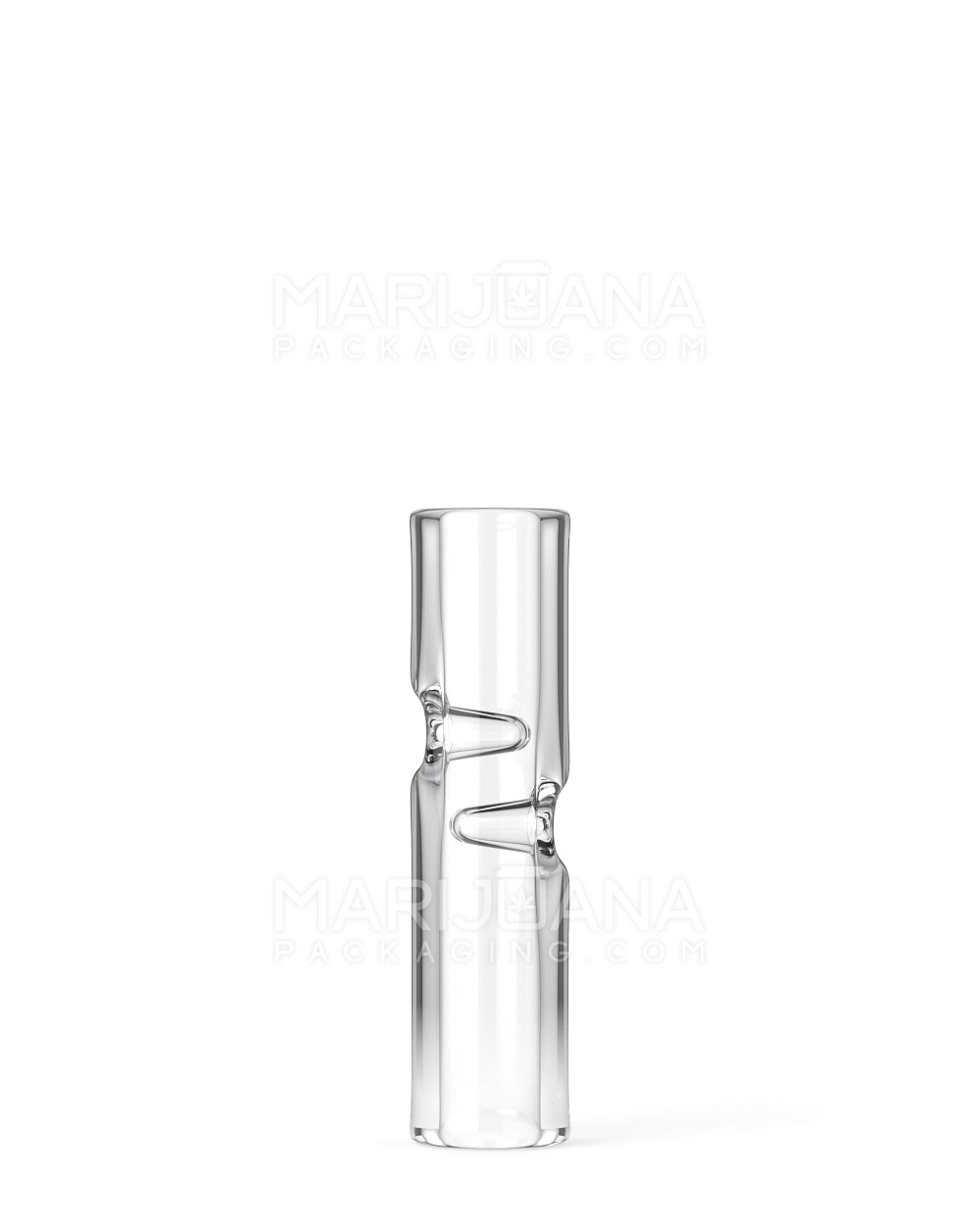 Glass Smoking Filter Tips Notched | 8mm - Clear | Sample