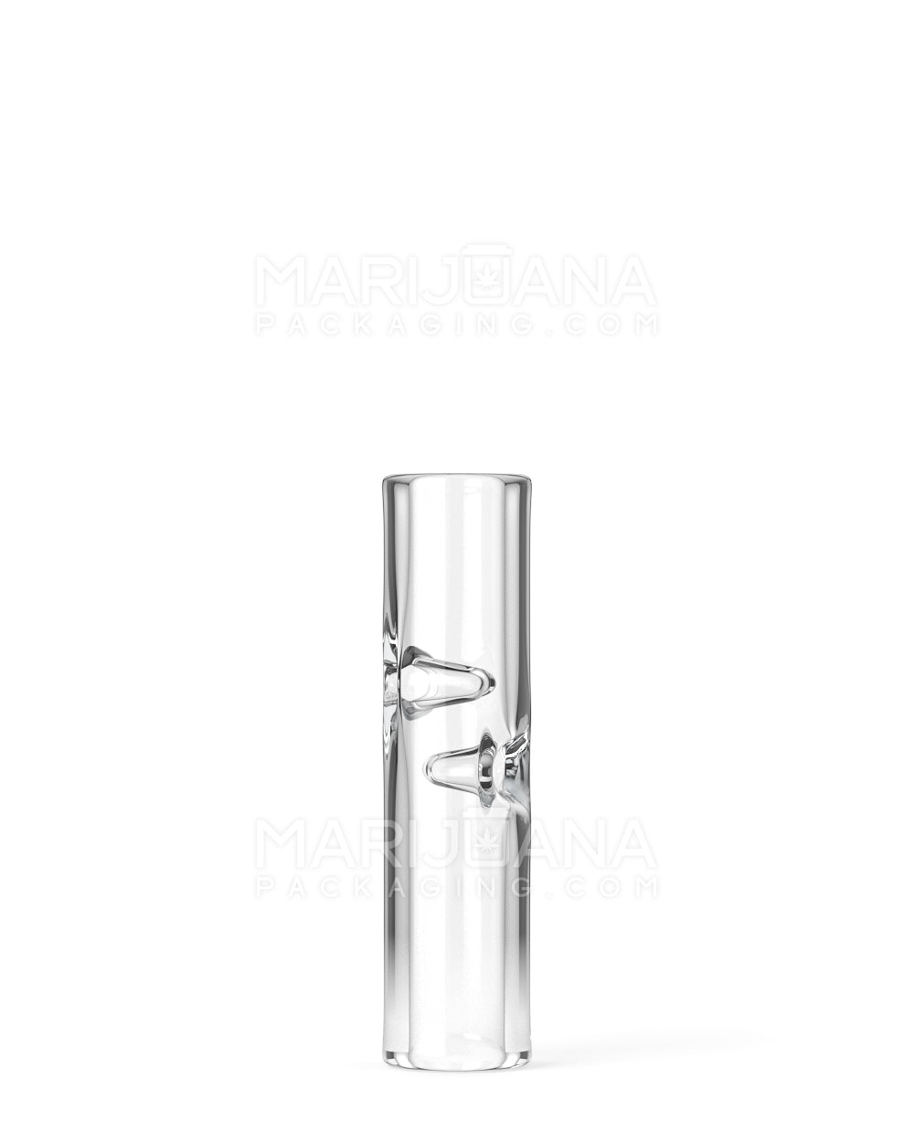 Glass Smoking Filter Tips Notched | 8mm - Clear - 175 Count