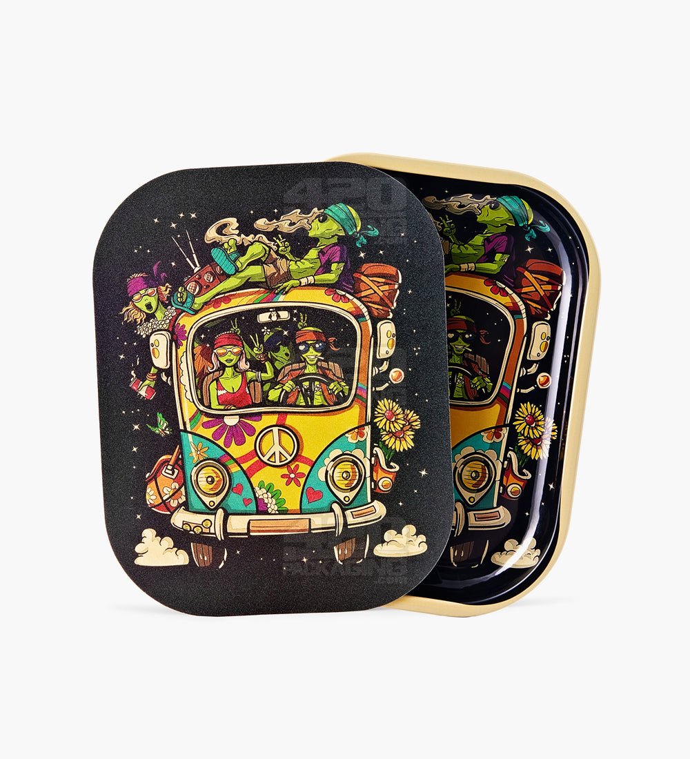 Alien Van Mini Rolling Tray w/ Magnetic Cover - 1