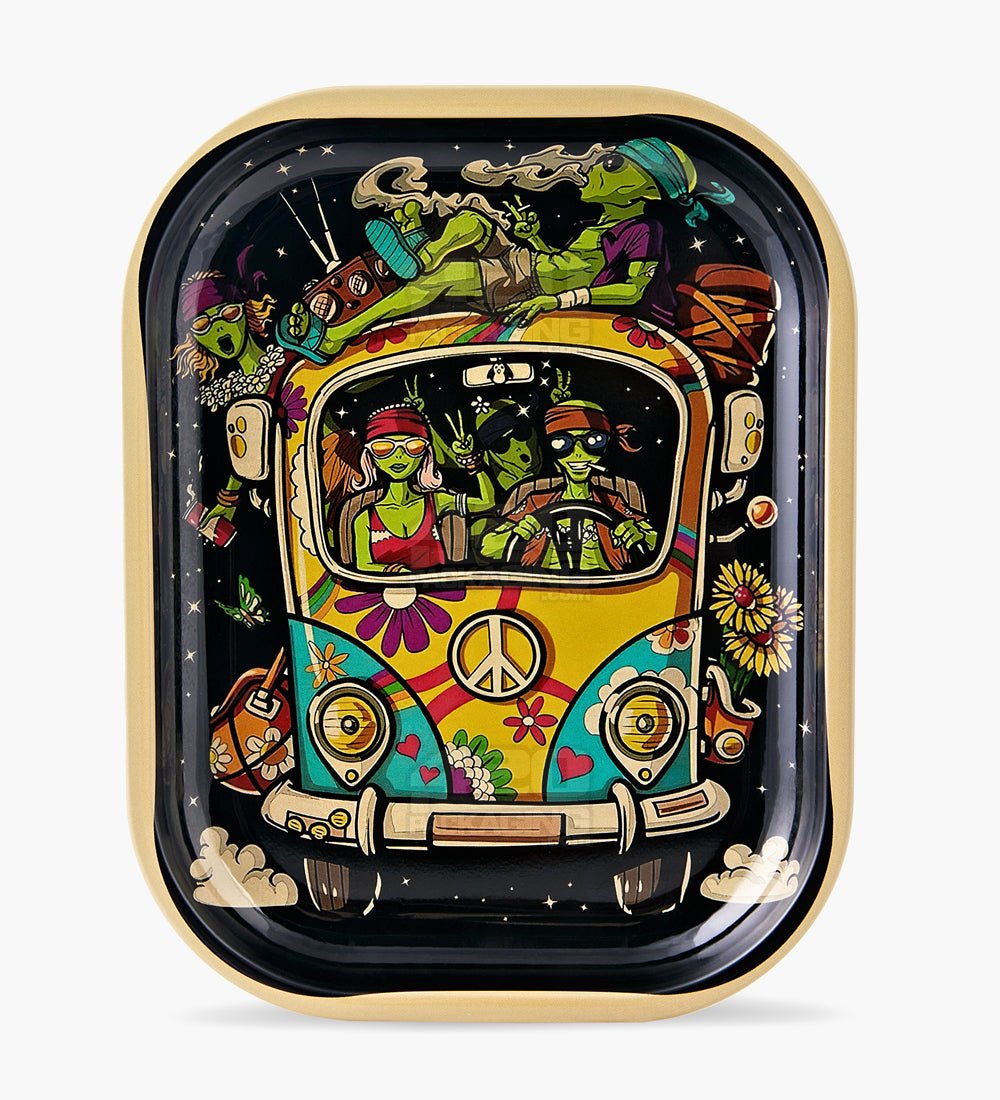 Alien Van Mini Rolling Tray w/ Magnetic Cover - 3