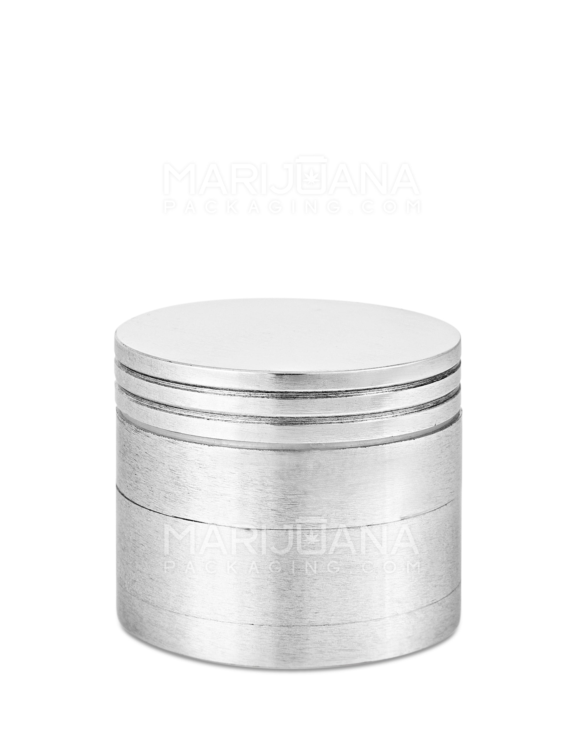 Silver Metal Grinder, Marijuana Packaging