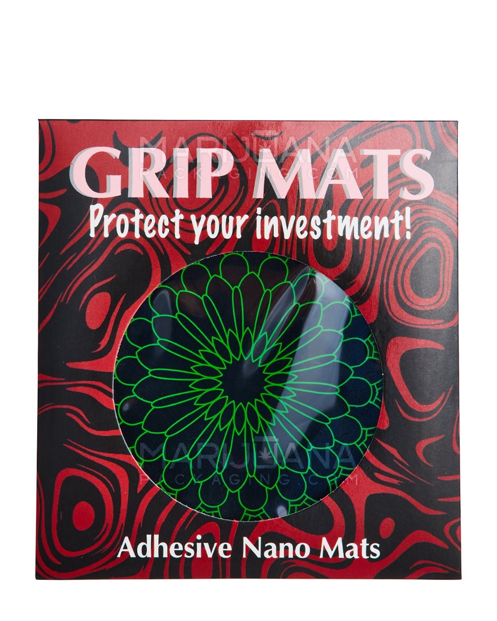 Retail Display | Nano Adhesive Grip Mat | 4.5" Diameter - Assorted Design - 24 Count - 9