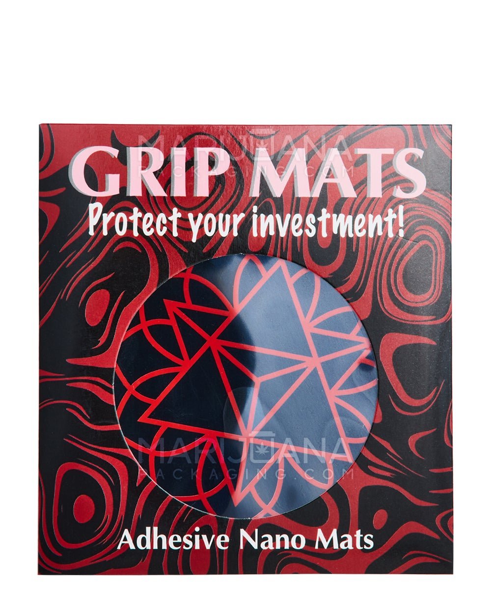 Retail Display | Nano Adhesive Grip Mat | 4.5" Diameter - Assorted Design - 24 Count - 10