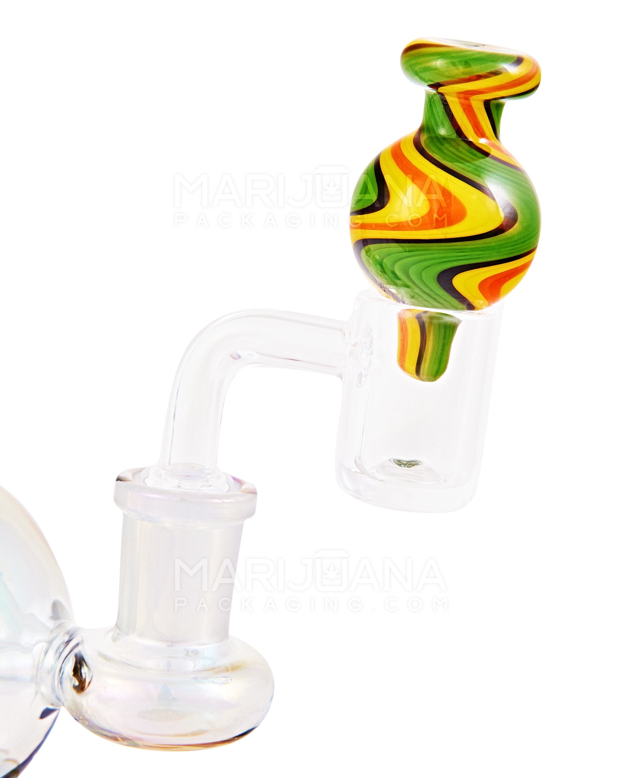 Wig Wag Bubble Carb Cap | 25mm - Glass - Assorted - 3