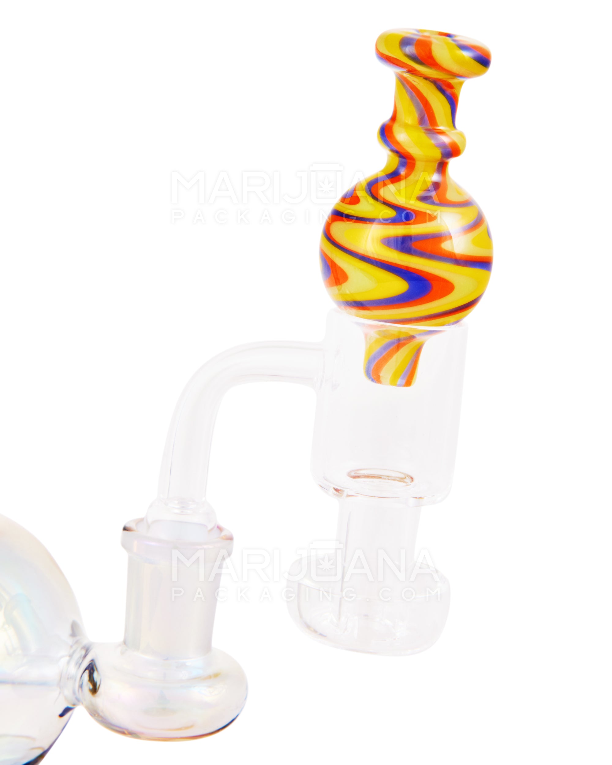 Wig Wag Bubble Carb Cap | 30mm - Glass - Assorted - 3