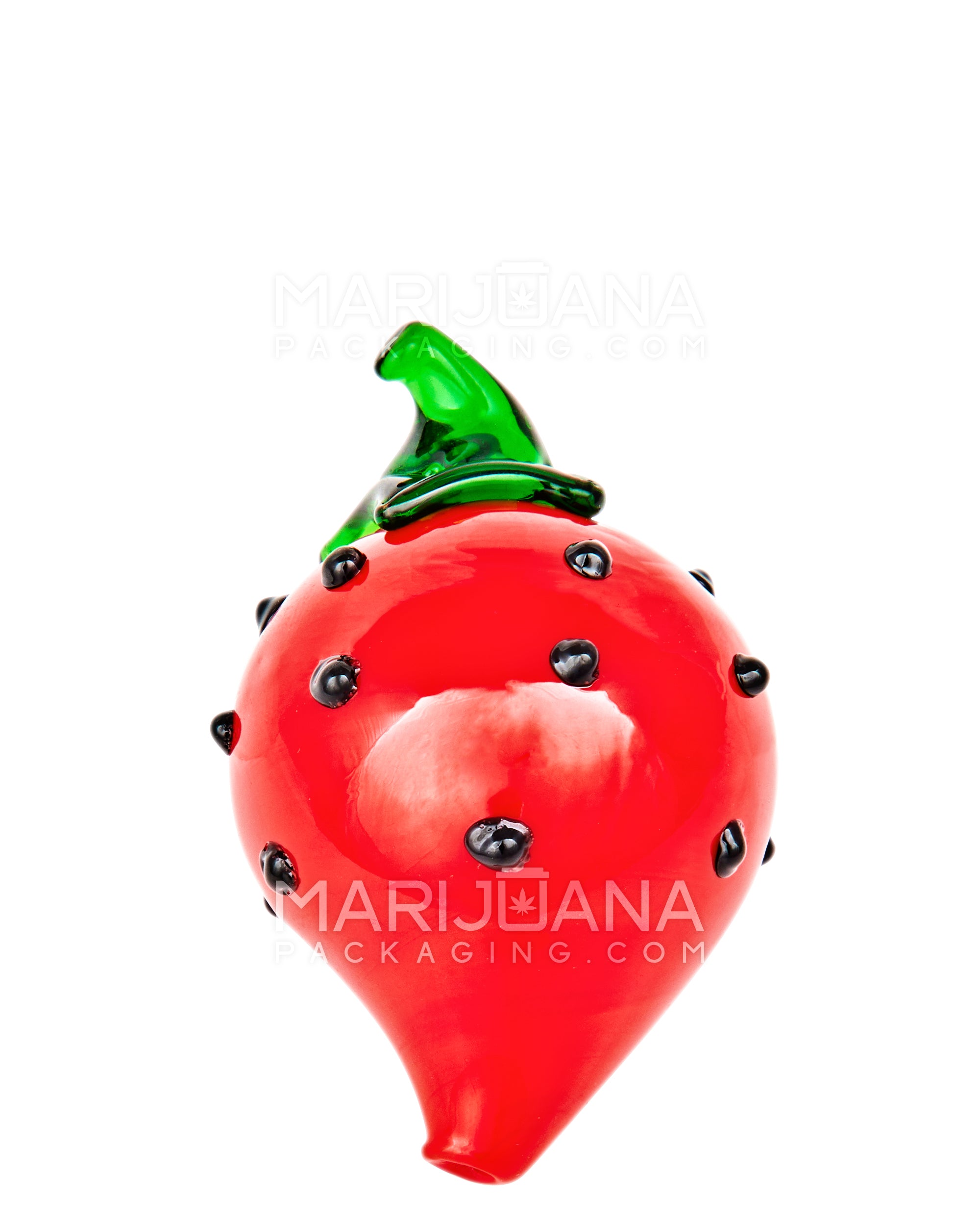 Strawberry Carb Cap | 25mm - Glass - Red - 1