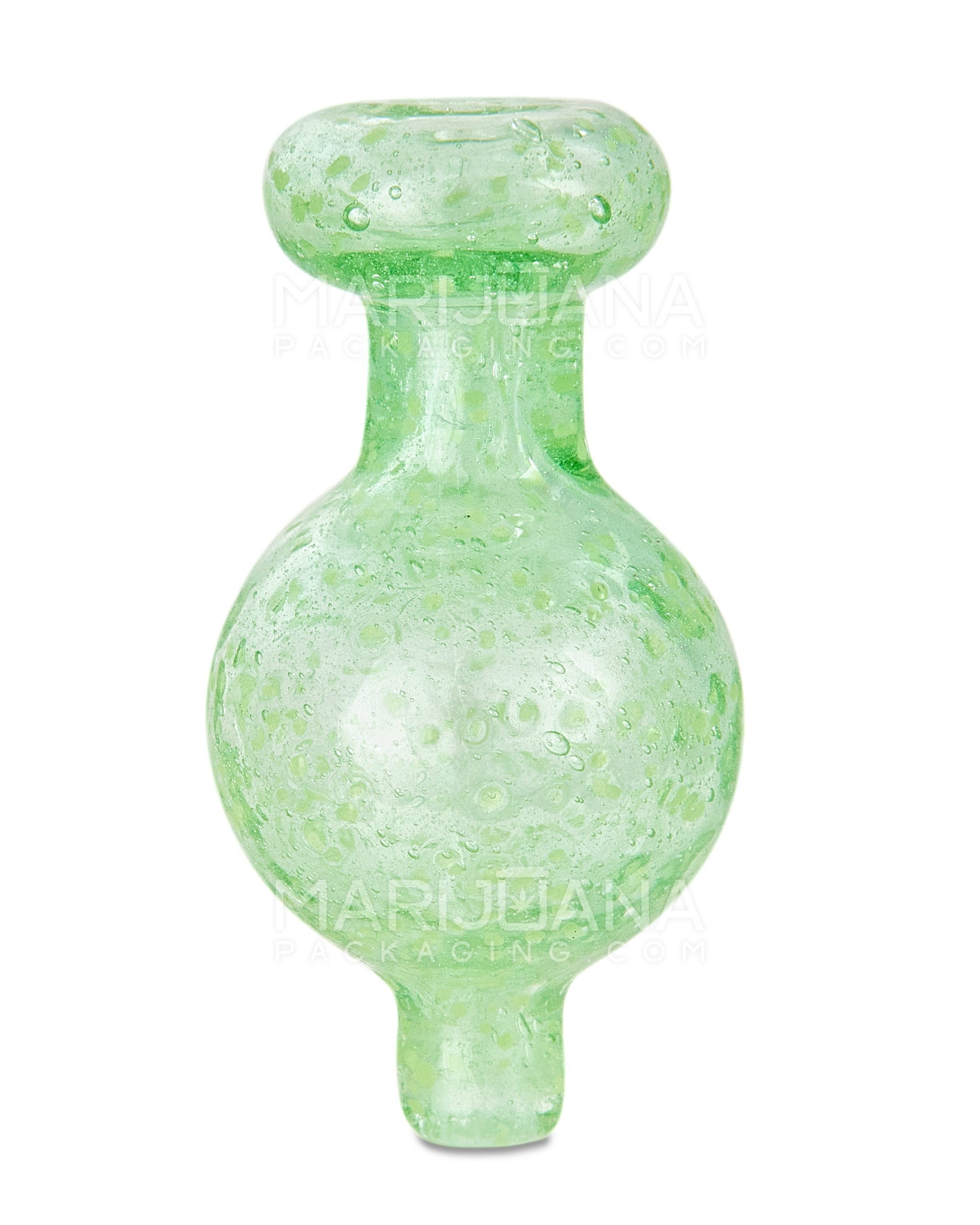 Glow-in-the-Dark | Bubble Carb Cap | 25mm - Glass - Assorted - 5