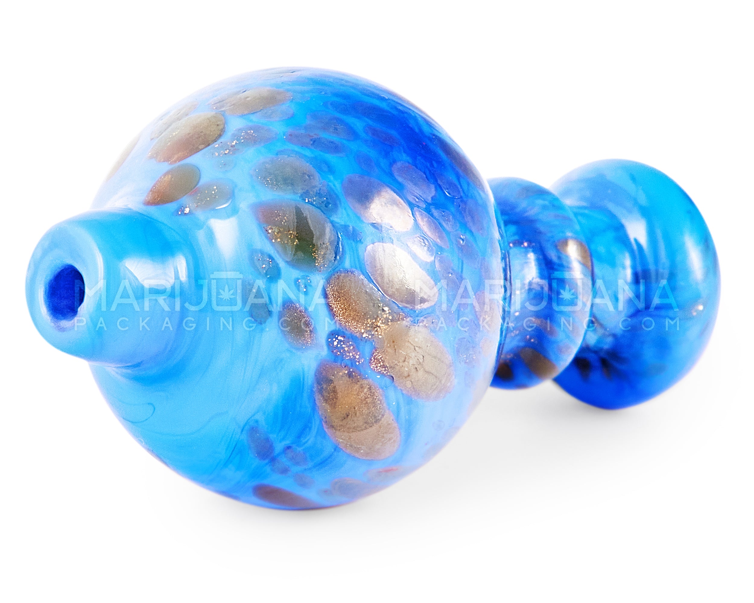 Speckled Bubble Carb Cap | 30mm - Glass - Assorted - 3