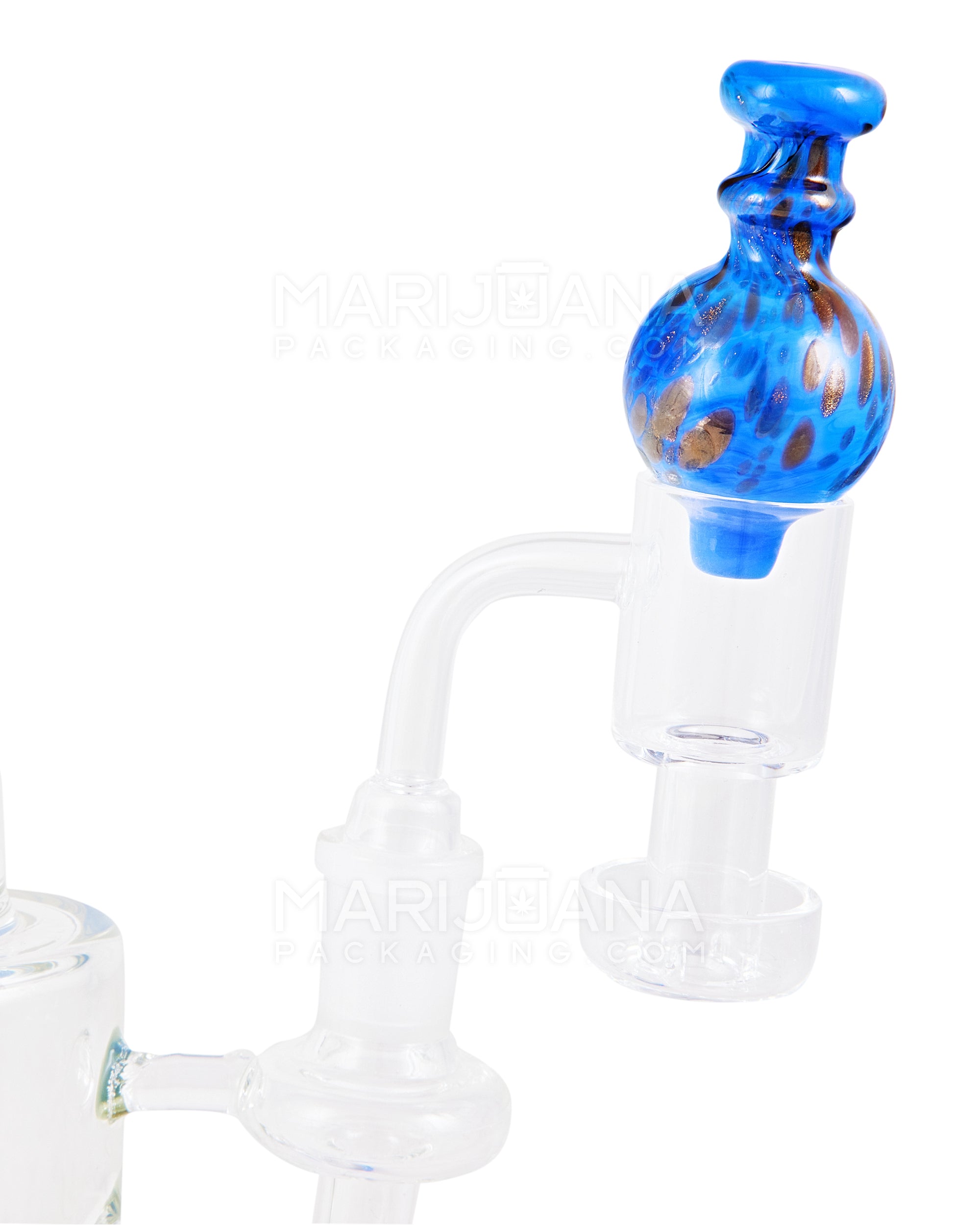 Speckled Bubble Carb Cap | 30mm - Glass - Assorted - 6