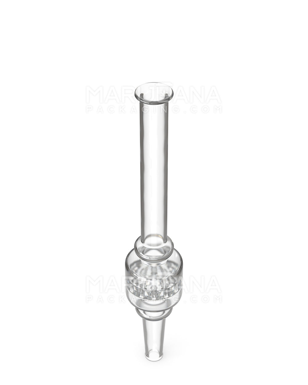 Honeycomb Percolator Dab Straw | 6in Long - Glass - Clear - 2