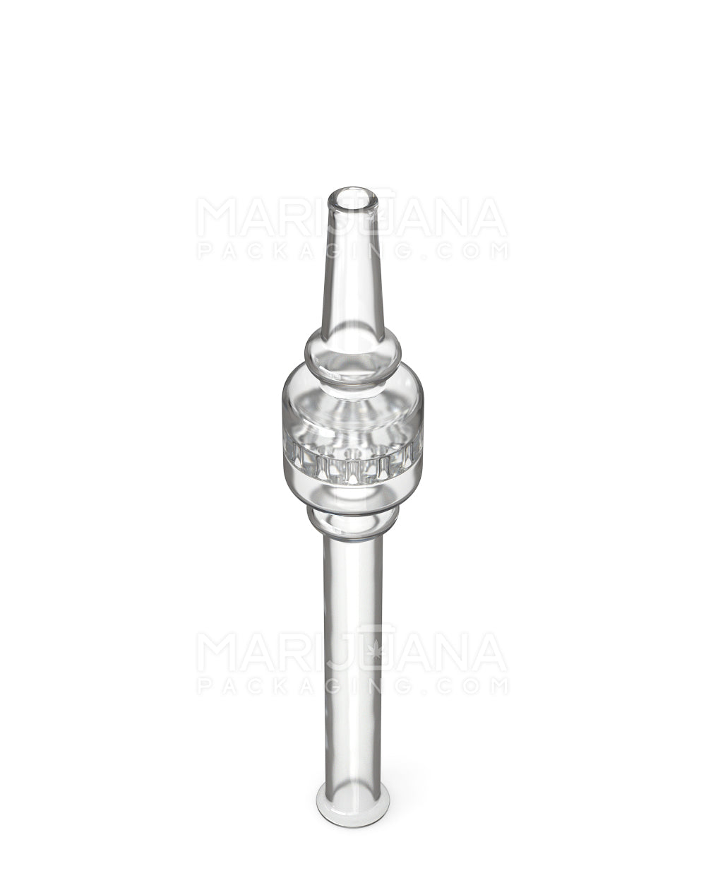 Honeycomb Percolator Dab Straw | 6in Long - Glass - Clear - 4