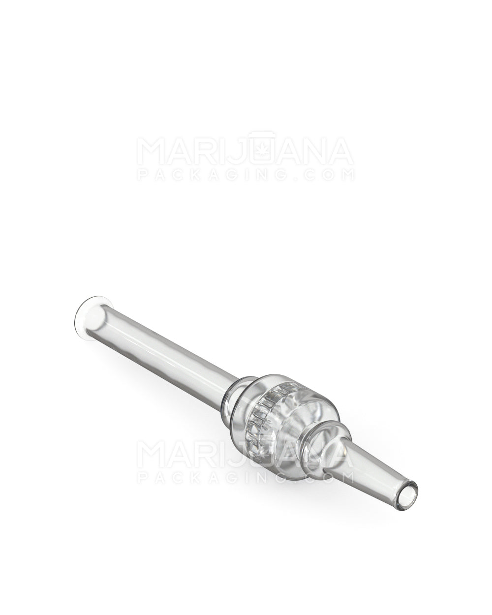 Honeycomb Percolator Dab Straw | 6in Long - Glass - Clear - 5