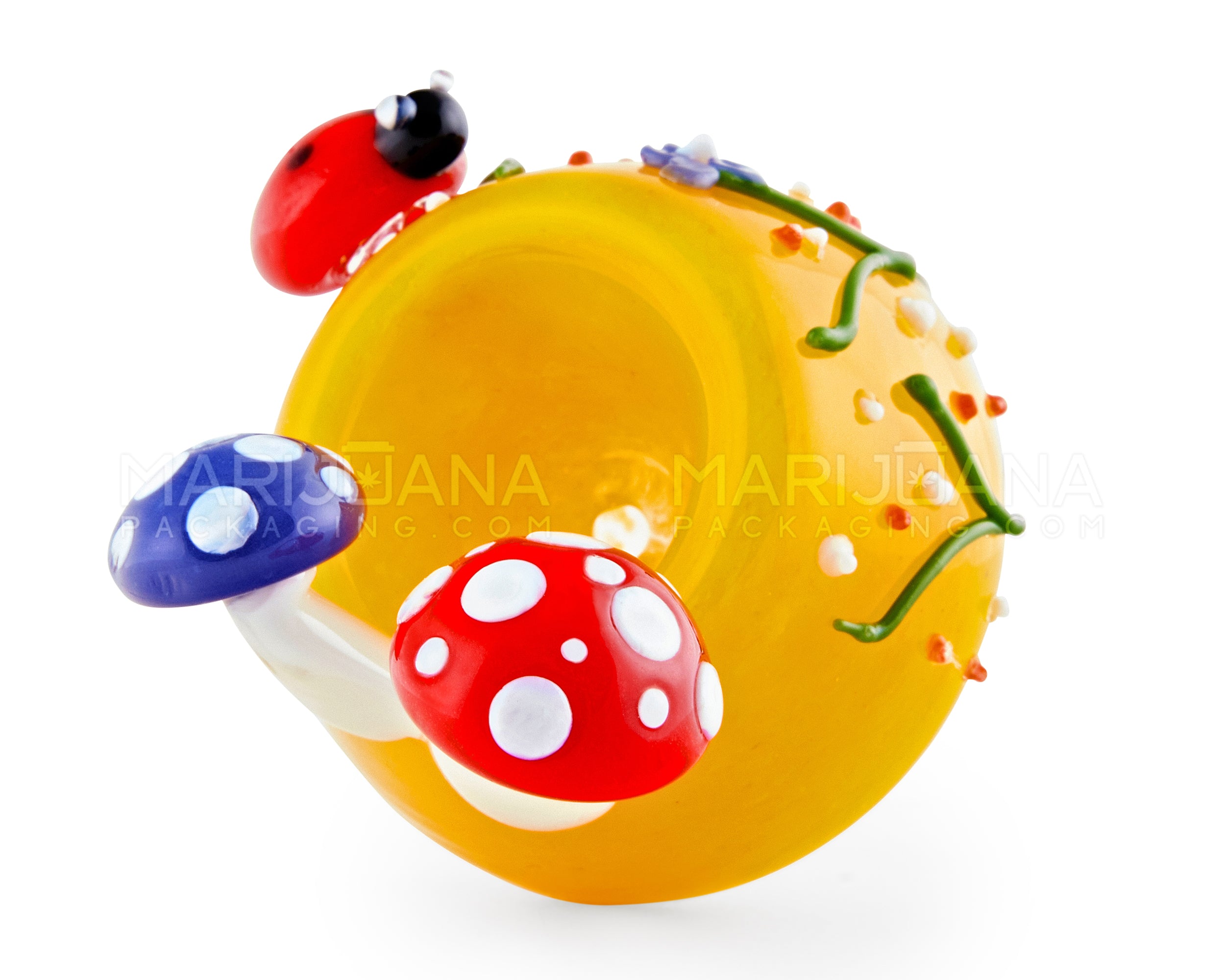 Mushroom Style Design Bowl | Glass - 14mm Male - Assorted