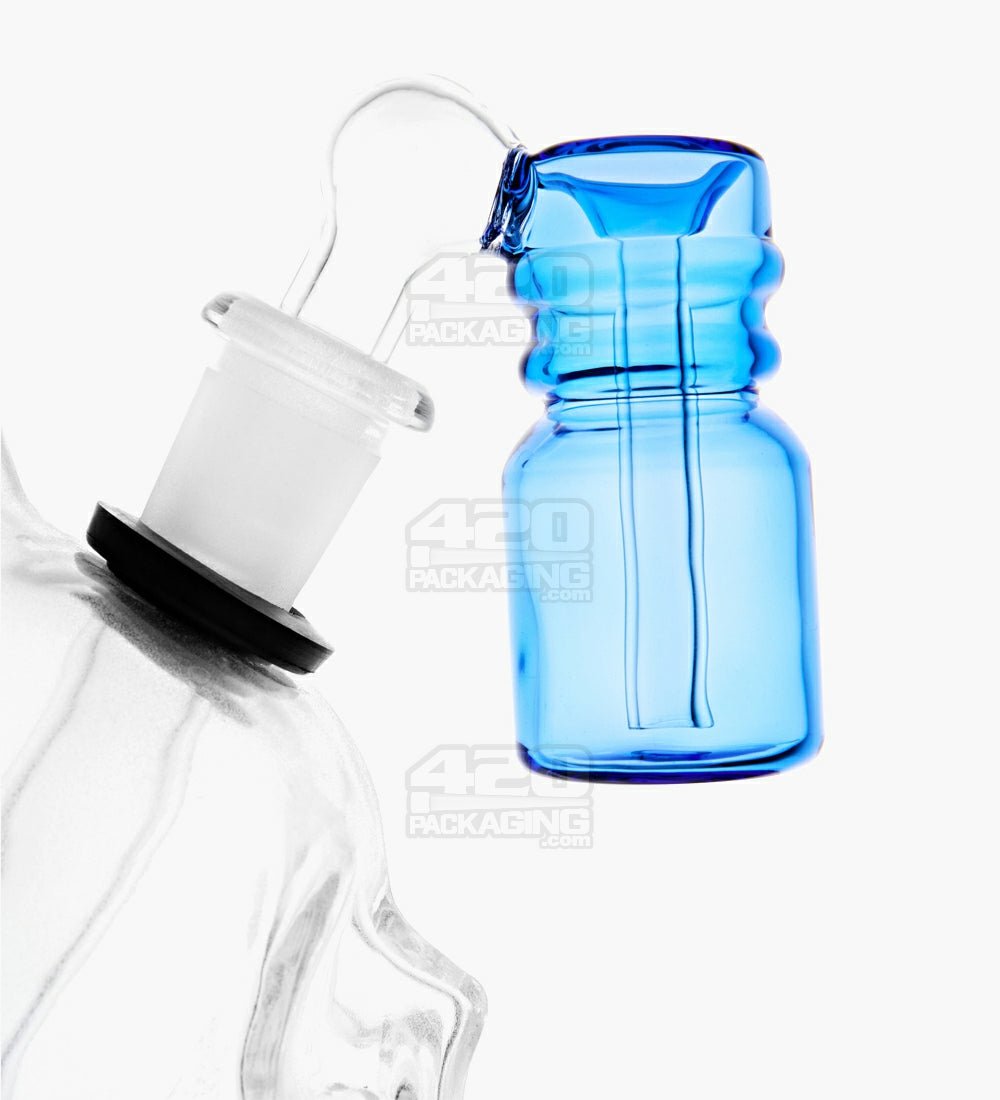 2.5" 45 Degree Bowl Glass Ashcatcher - Assorted - 6