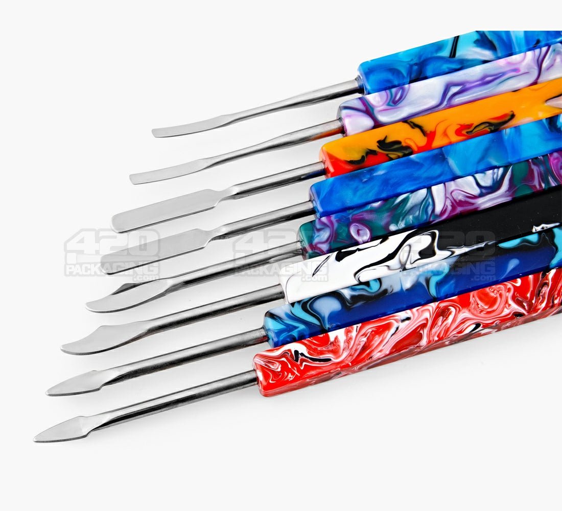 LTQ Vapor | Stainless Steel Rosin Handle Dabber Tool | 6.5in Long - Metal - Assorted - 12