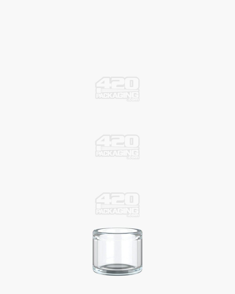 Pollen Gear 24mm Clear 6ml Glass Concentrate Jar 200/Box - 2