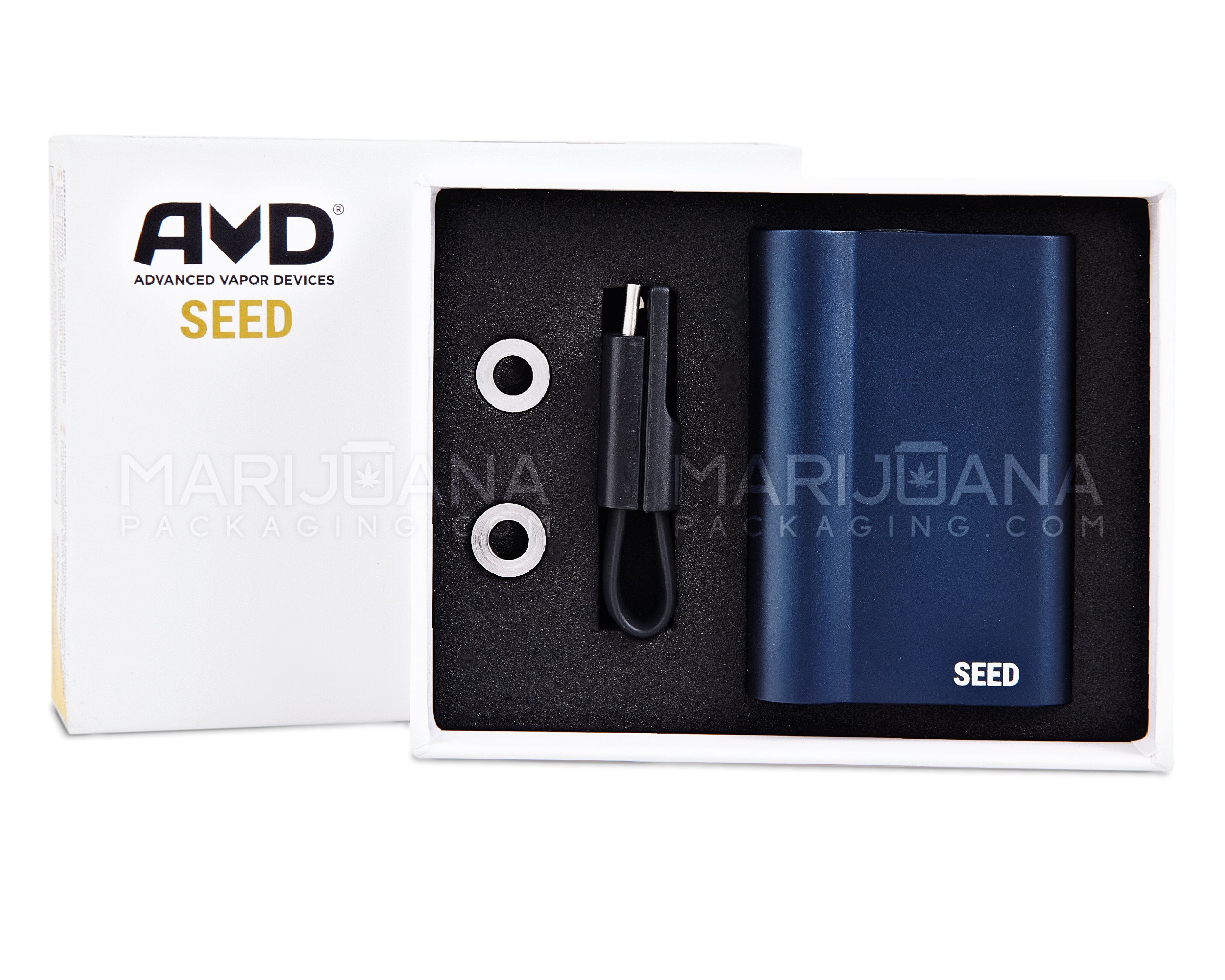 AVD | Plum Seed Vape Battery | 350mAh - Blue - 510 Thread - 6