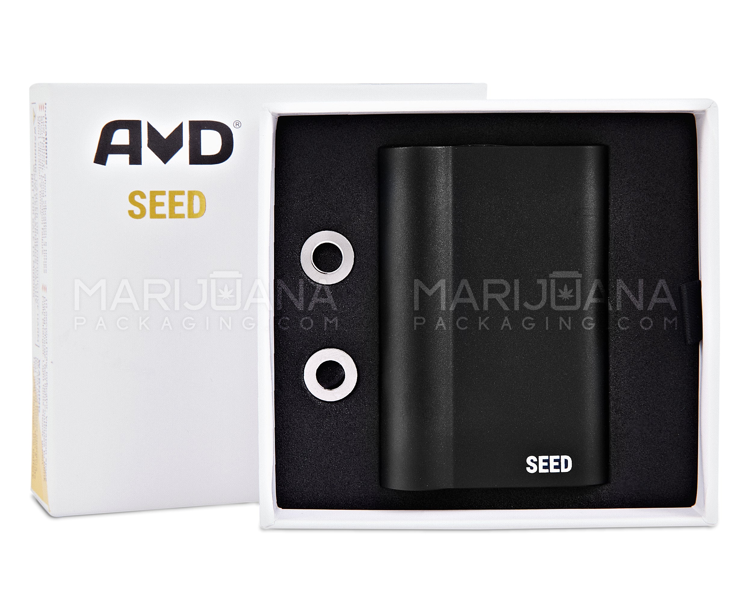 AVD | Plum Seed Vape Battery | 350mAh - Black - 510 Thread - 6