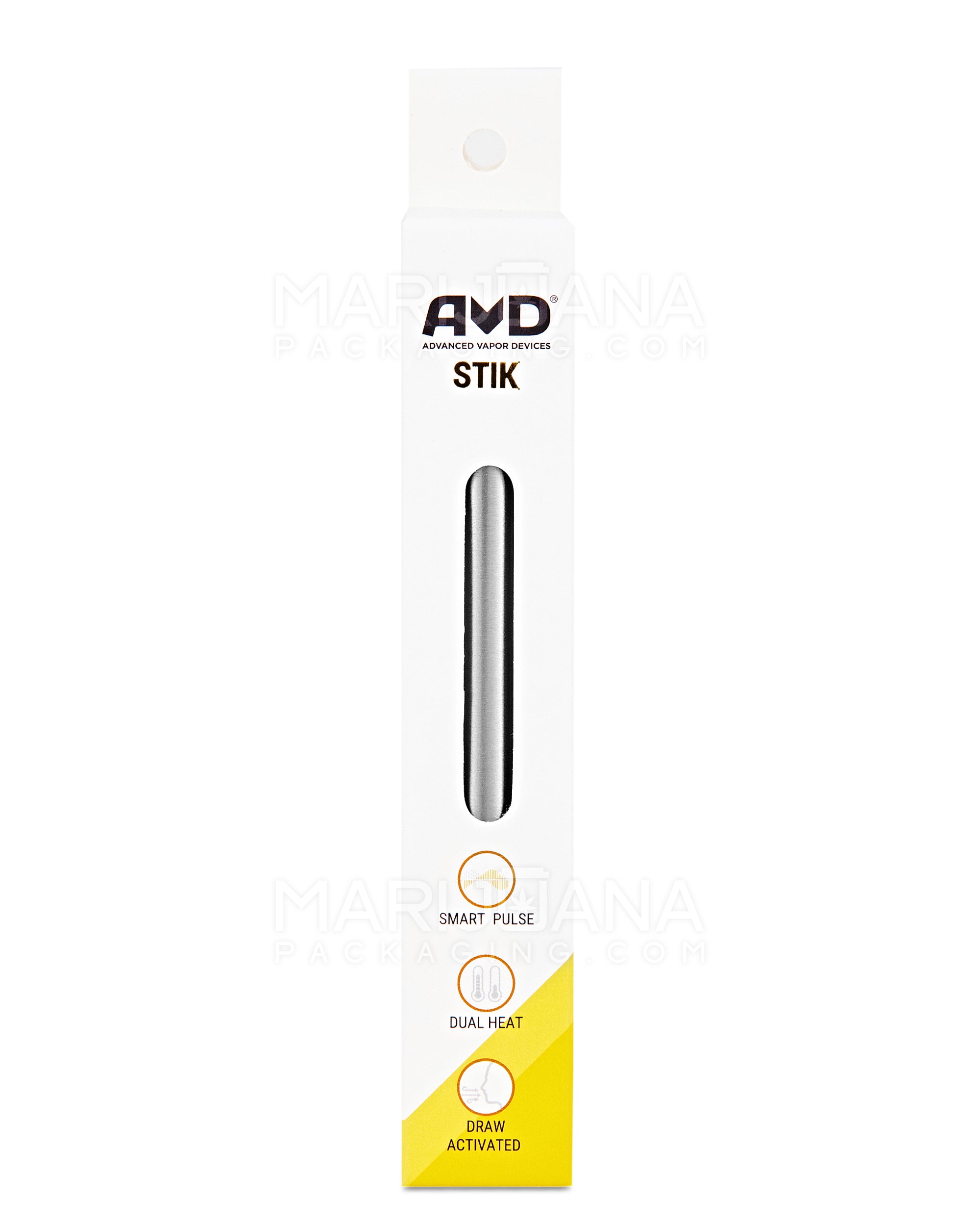 AVD | 'Retail Display' Plum Stik Vape Batteries | 180mAh - Silver - 25 Count - 3