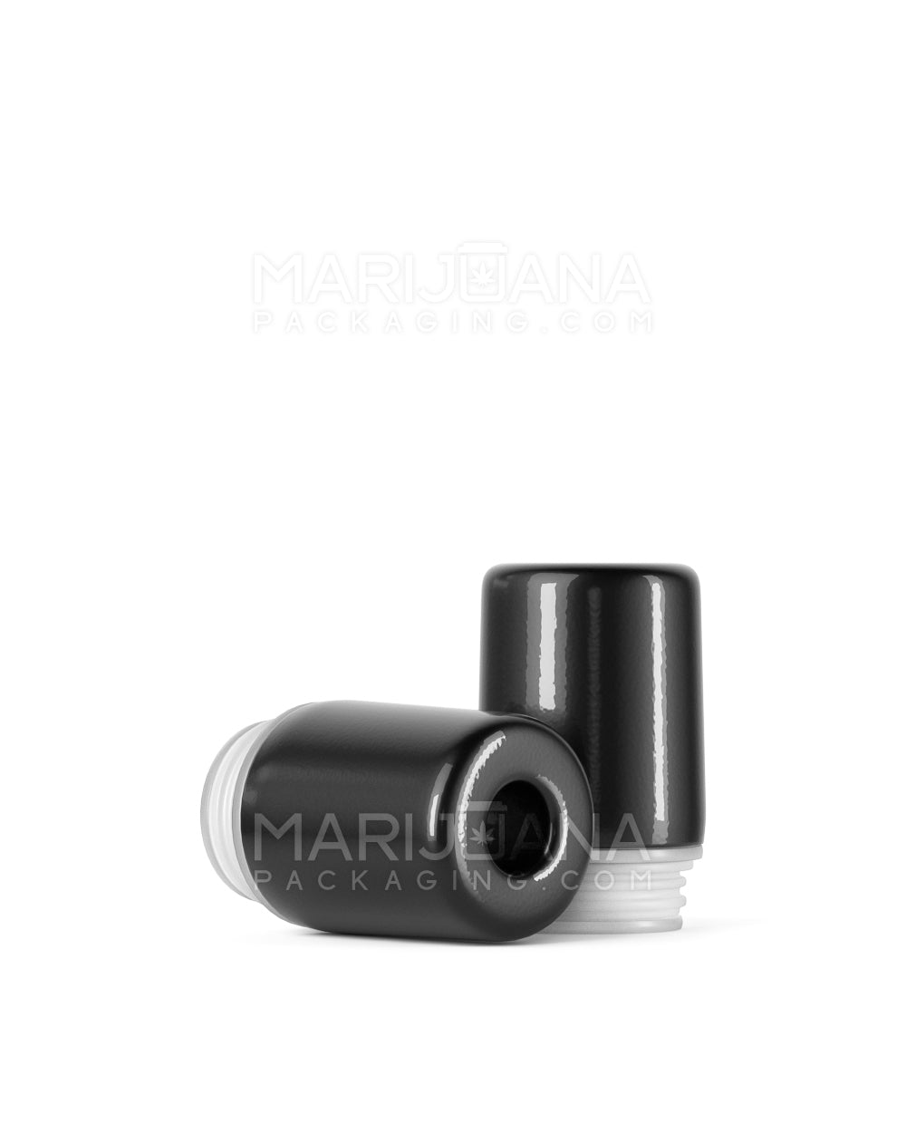 AVD | Barrel Vape Mouthpiece for Glass Cartridges | Black Ceramic - Eazy Press - 600 Count - 1