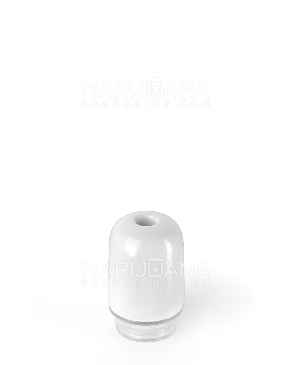 AVD | Round Vape Mouthpiece for Glass Cartridges | White Ceramic - Eazy Press - 600 Count - 3