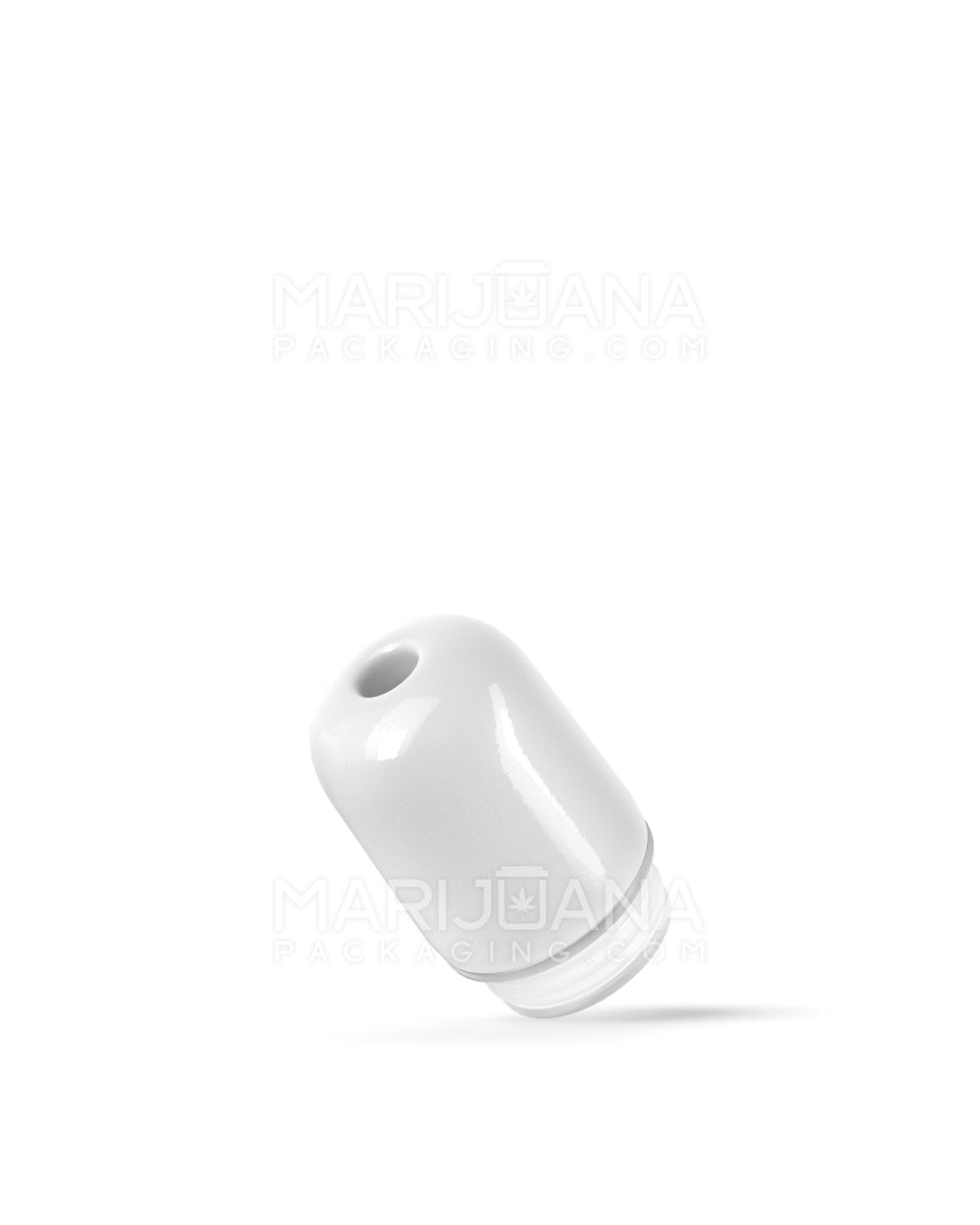 AVD | Round Vape Mouthpiece for Glass Cartridges | White Ceramic - Eazy Press - 600 Count - 4