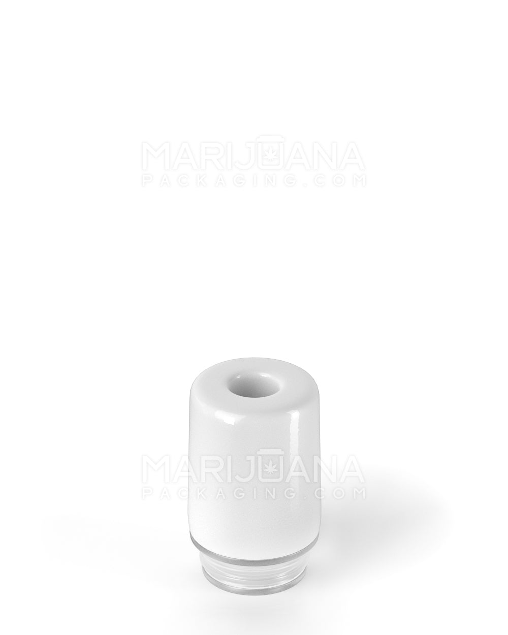 AVD | Barrel Vape Mouthpiece for Glass Cartridges | White Ceramic - Eazy Press - 600 Count - 3