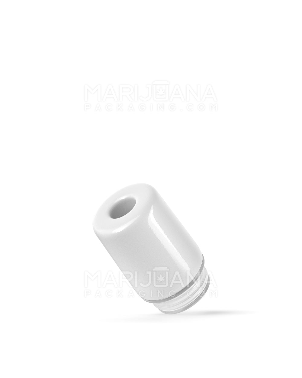 AVD | Barrel Vape Mouthpiece for Glass Cartridges | White Ceramic - Eazy Press - 600 Count - 4