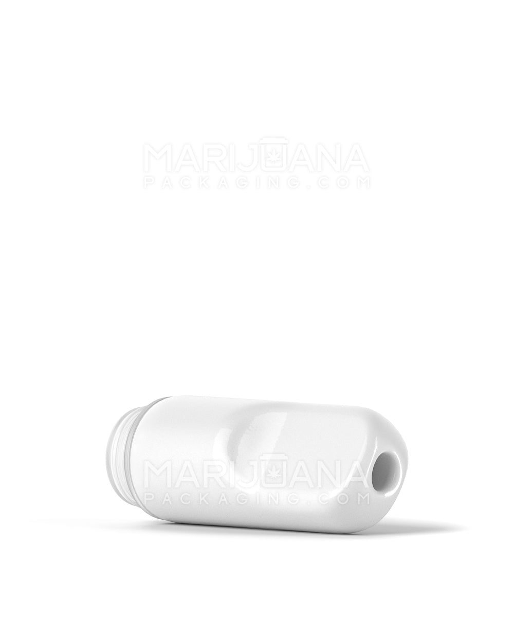 AVD | Flat Vape Mouthpiece for Glass Cartridges | White Ceramic - Eazy Press - 600 Count - 5