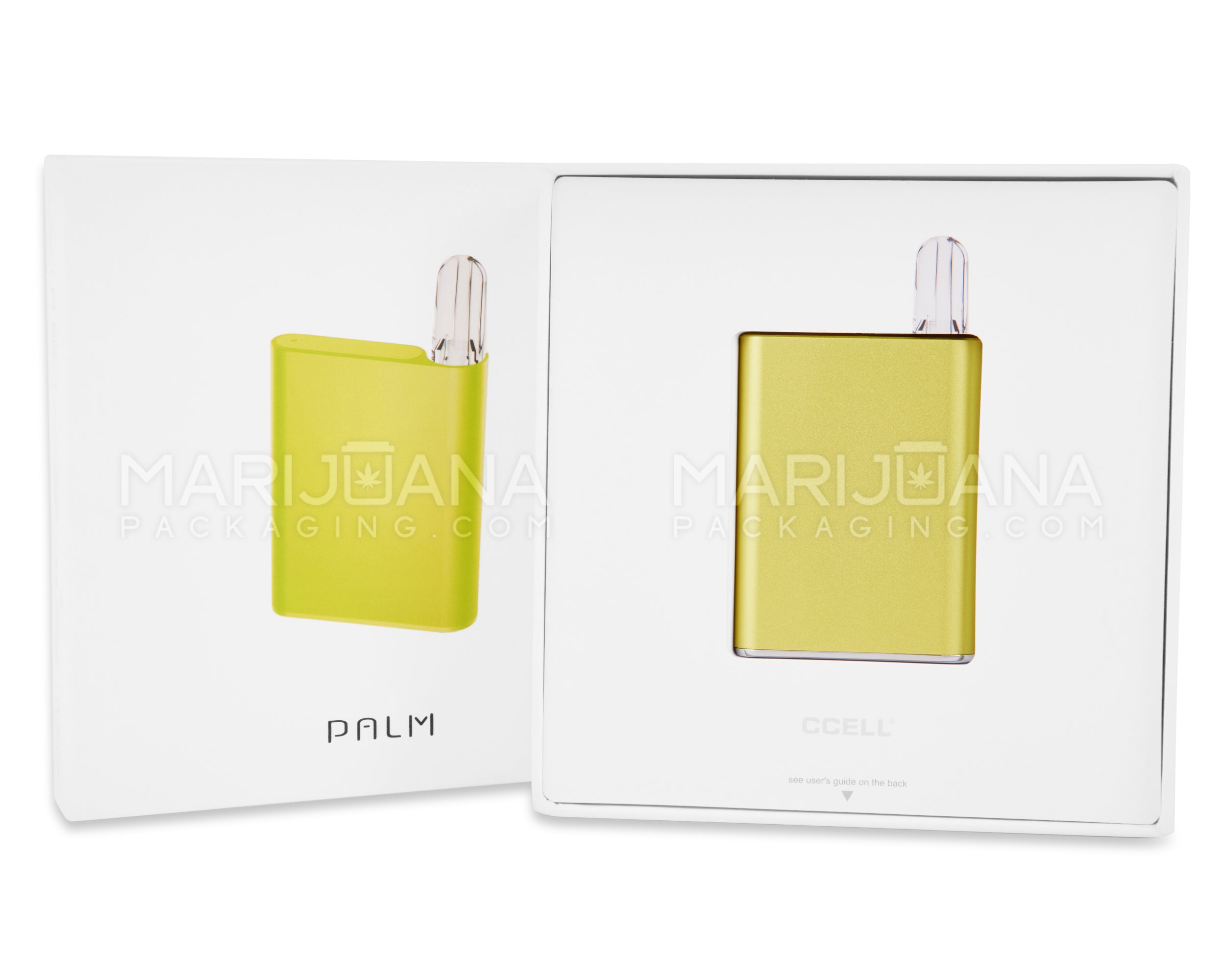 CCELL | Palm Vape Battery with USB Charger | 500mAh - Electric Yellow - 510 Thread - 9