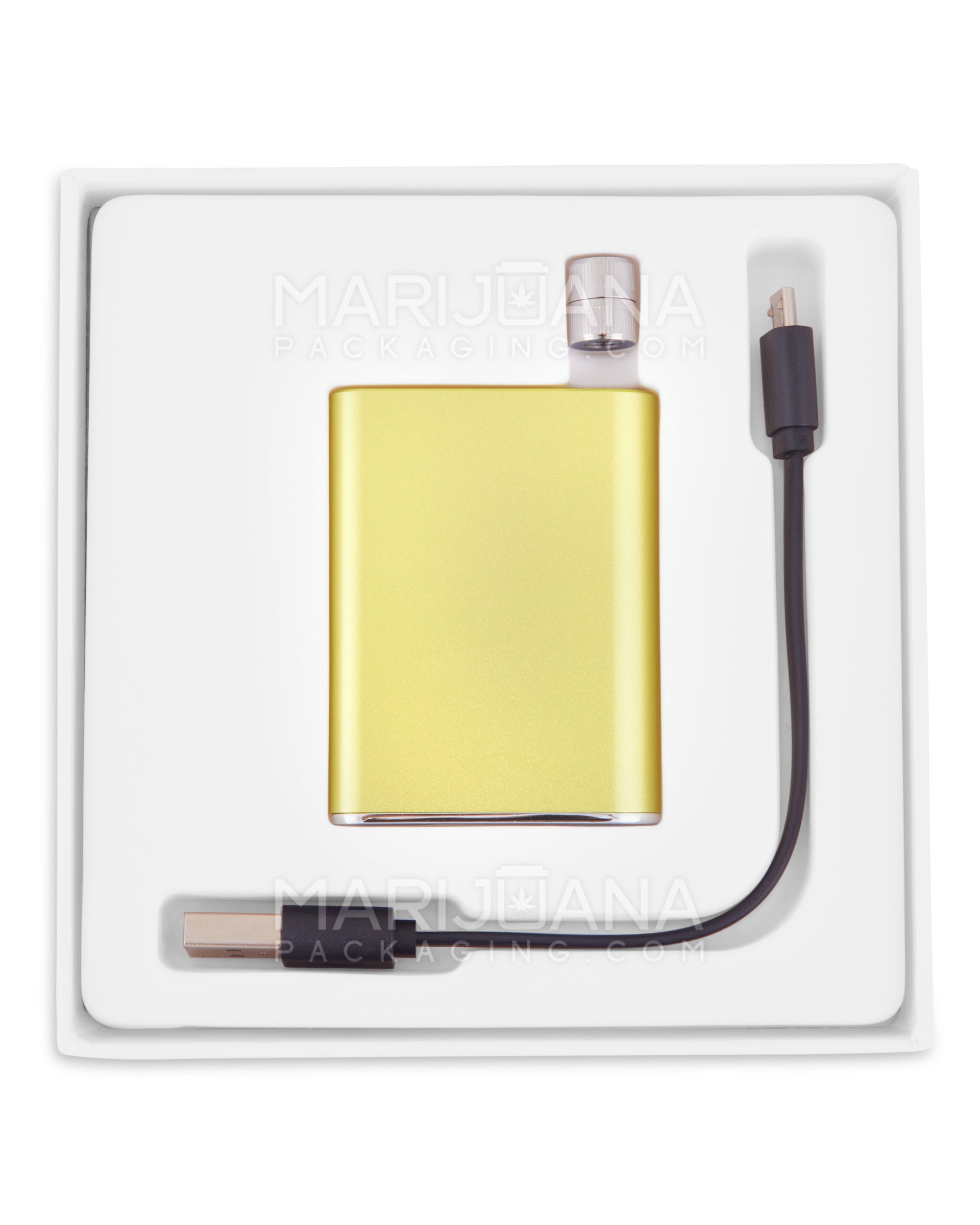 CCELL | Palm Vape Battery with USB Charger | 500mAh - Electric Yellow - 510 Thread - 7