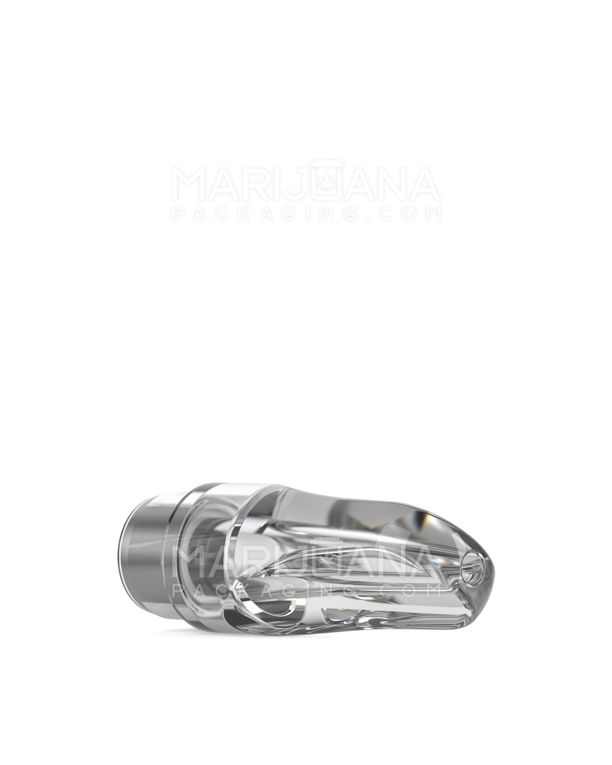 AVD | Flat Vape Mouthpiece for GoodCarts Plastic Cartridges | Clear Plastic - Press On - 600 Count - 5