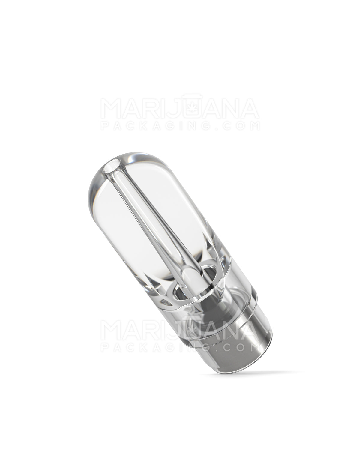 AVD | Flat Vape Mouthpiece for GoodCarts Plastic Cartridges | Clear Plastic - Press On - 600 Count - 4