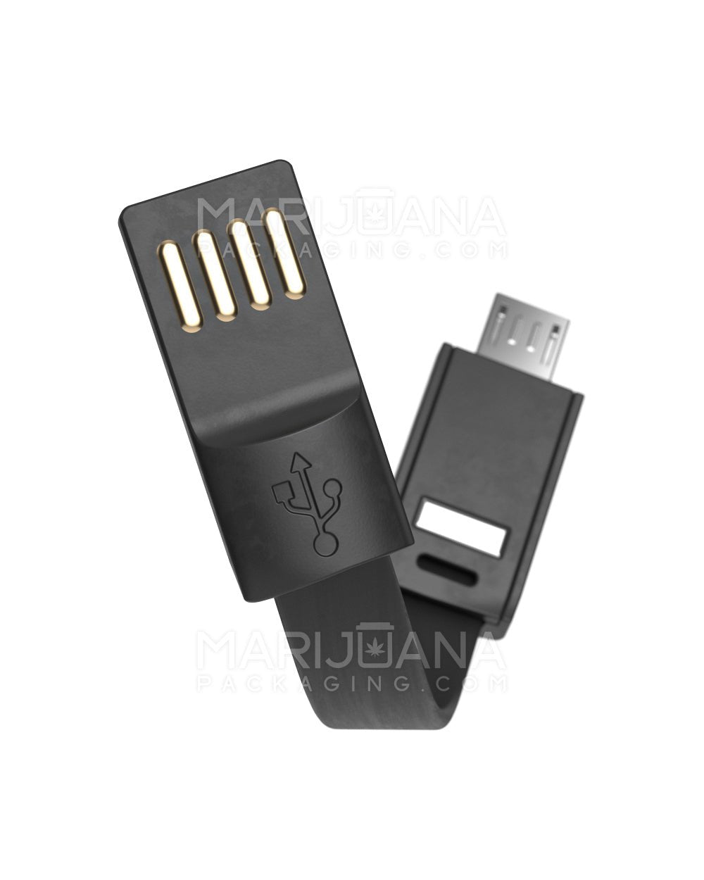 Vaporizer 3.5" USB to Micro USB Connection Cable | Black - 100 Count - 7