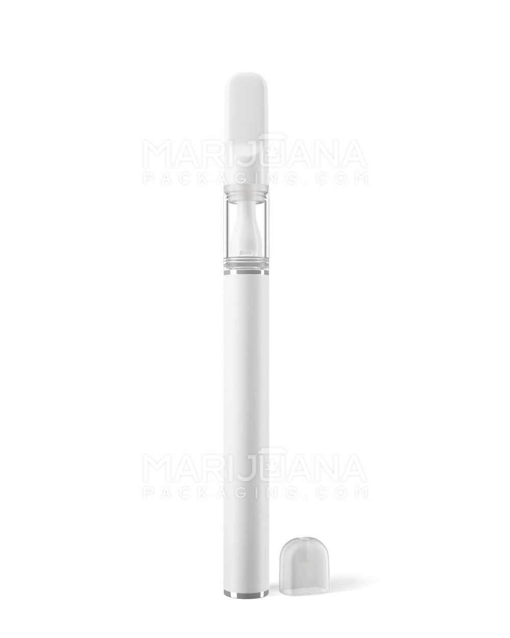 VAPER TIP | White Rechargeable Disposable Vape Pen with 2mm Aperture | 0.5mL - 300 mAh - 100 Count - 7