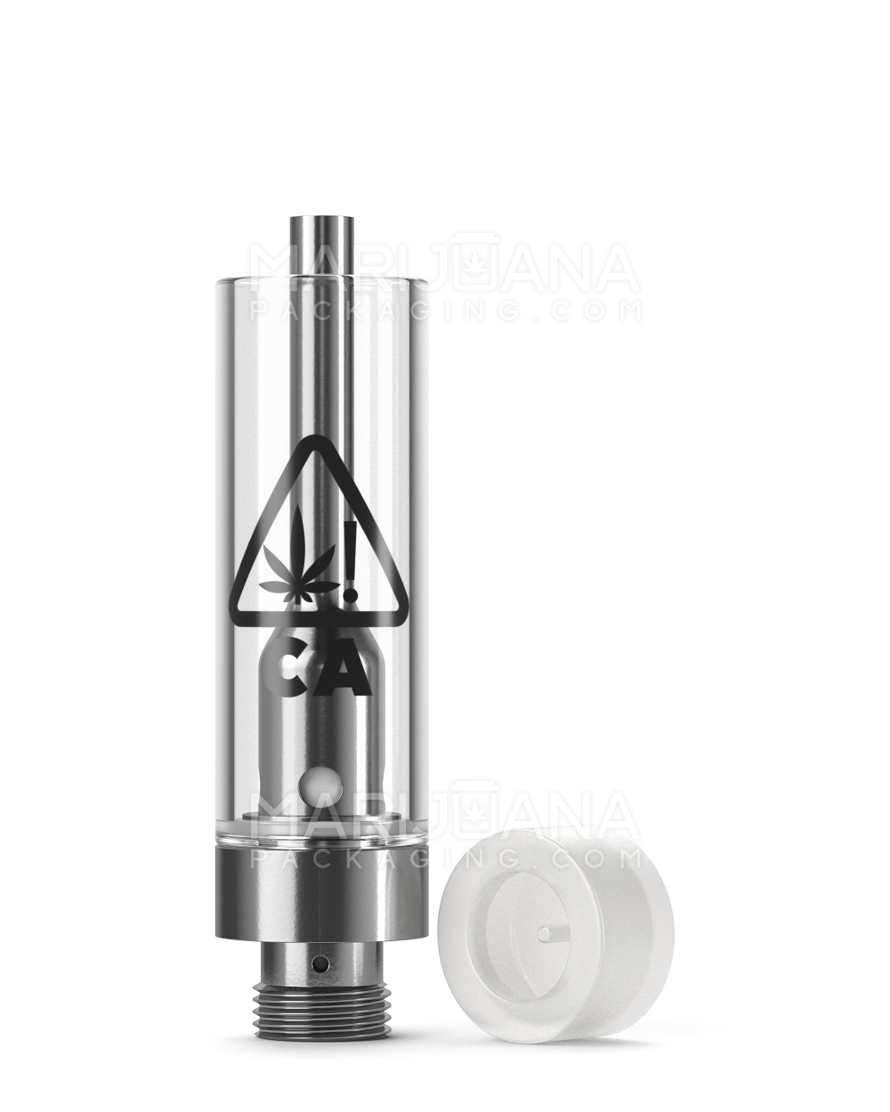 RAE California Universal Symbol | Ceramic Core Glass Vape Cartridge w/ 2mm Aperture | 1mL - Arbor Press - 100 Count - 7