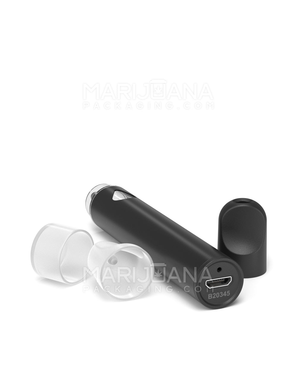 RAE | Gamma Black Ceramic Core Disposable Vape Pen with Waterdrop Windows | 1mL - 310 mAh - 100 Count