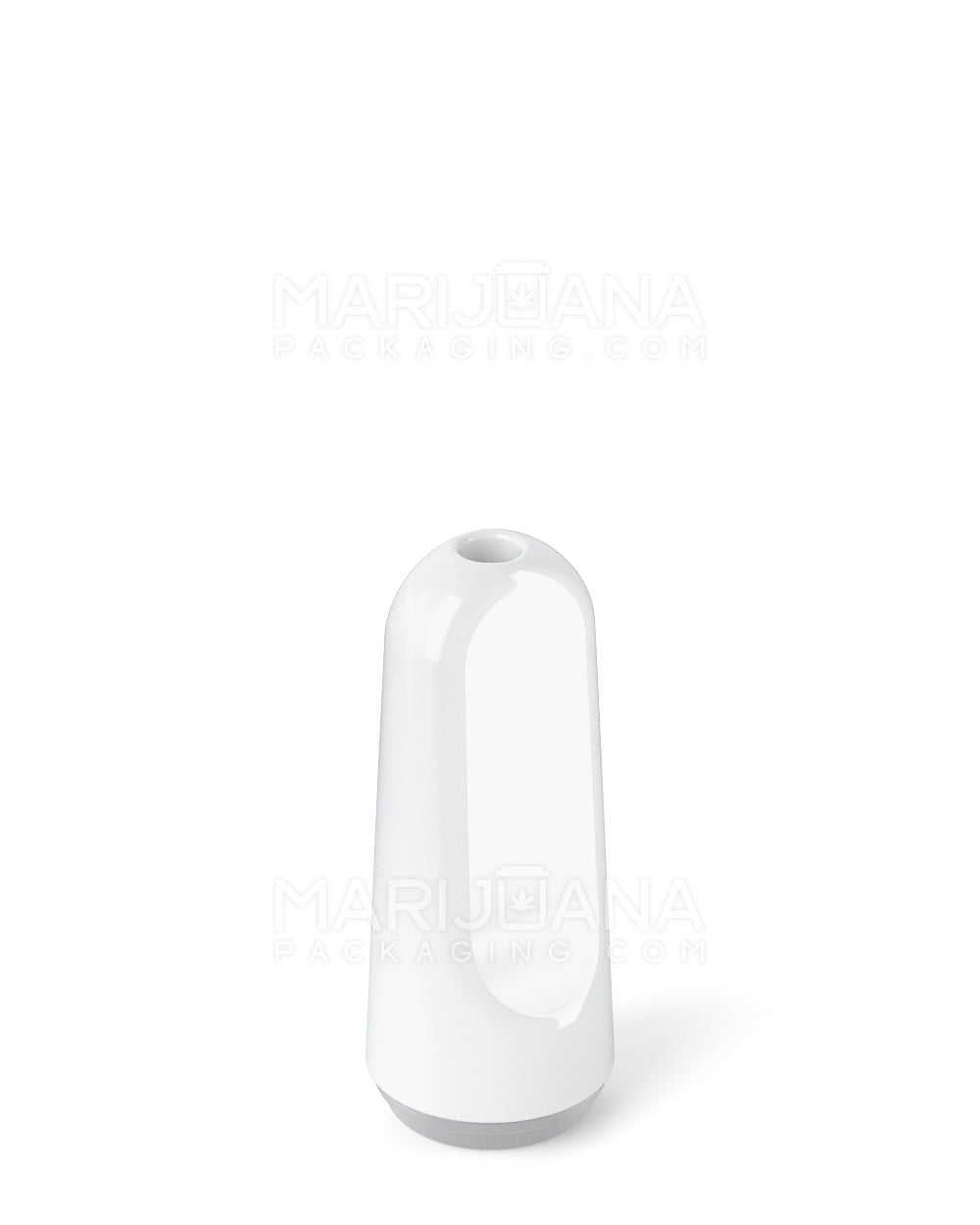 RAE | Full Ceramic Vape Cartridge w/ White Flat Mouthpiece | 1mL - Screw On - 1200 Count - 18