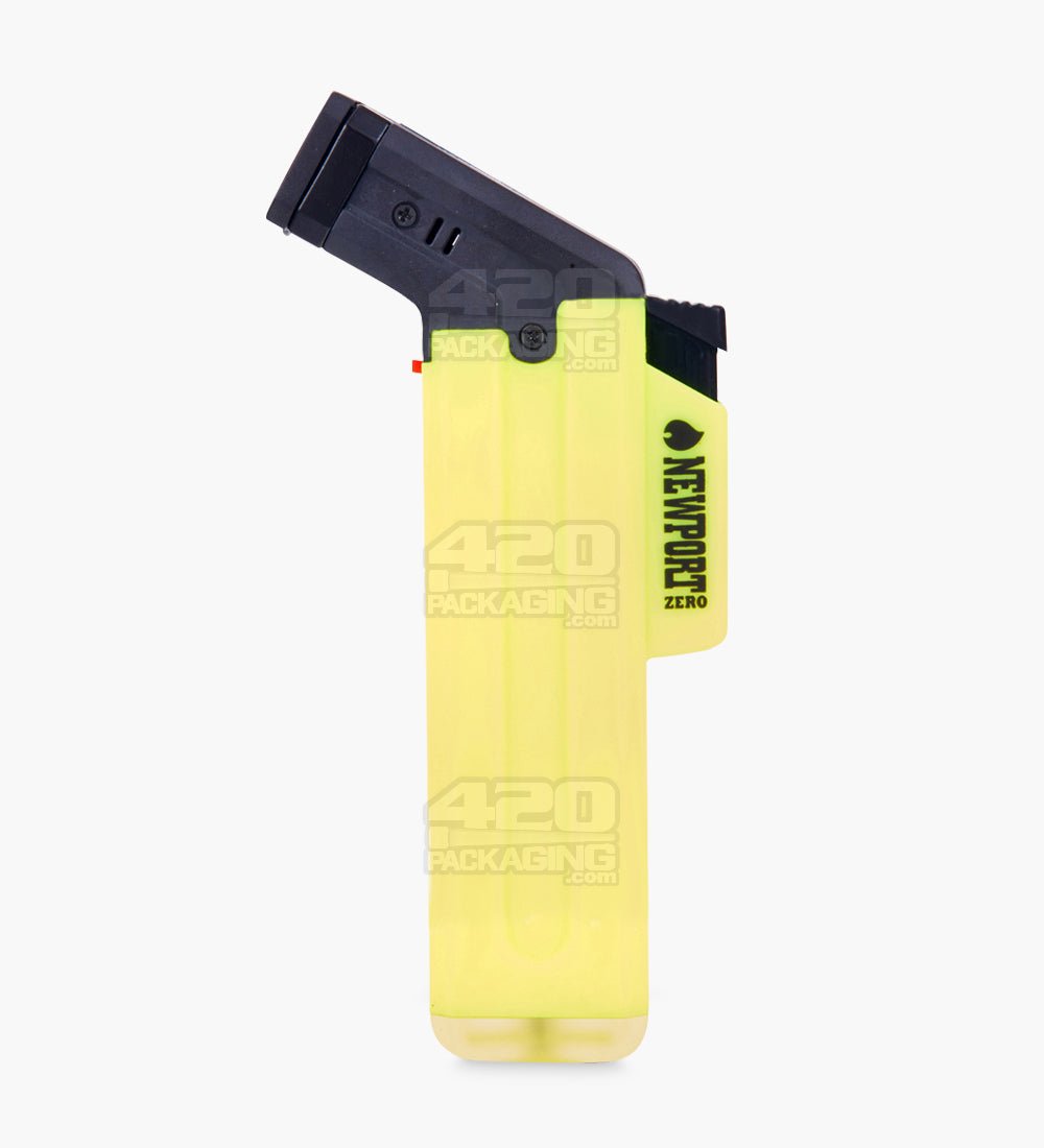 5" Newport Zero Plastic Assorted Butane Cigar Torch 12/Box - 8