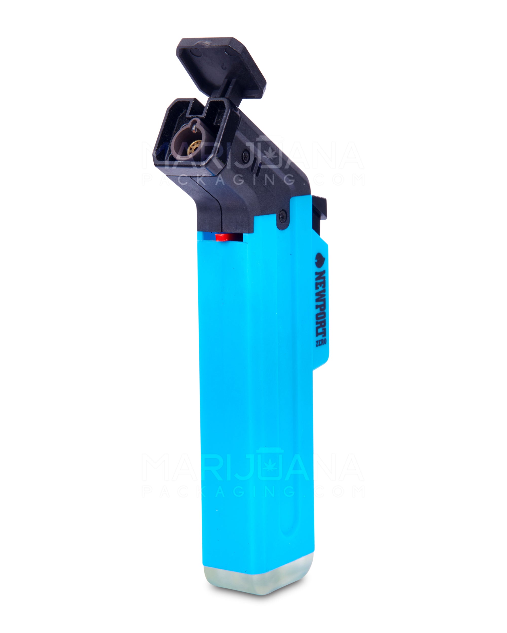 NEWPORT | 'Retail Display' Zero Assorted Neon Plastic Cigar Torch | 5in Tall - Butane - 12 Count - 4