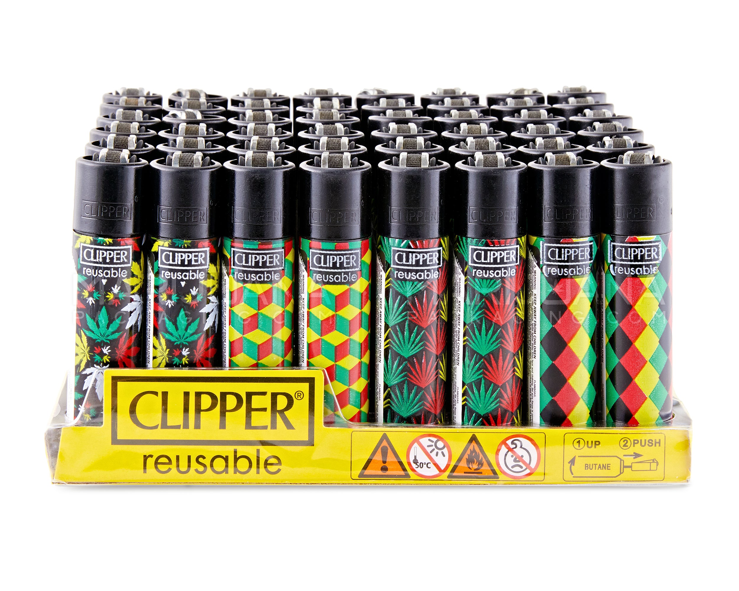 CLIPPER | 'Retail Display' Reusable Lighter Look Leaves - 48 Count