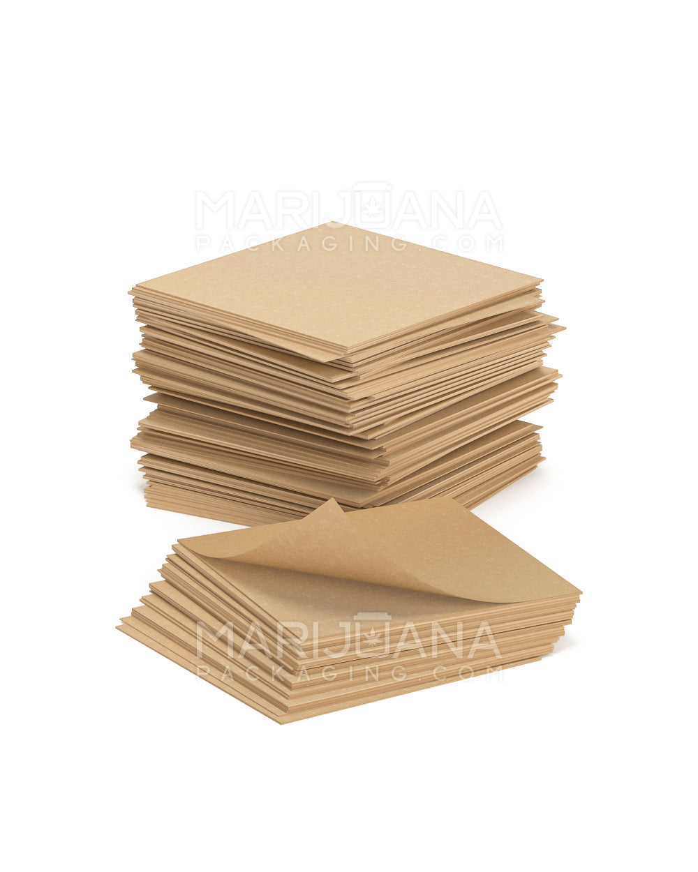 Non Silicone Coated Parchment Paper | 5in x 5in - Natural Brown - 1000 Count - 4