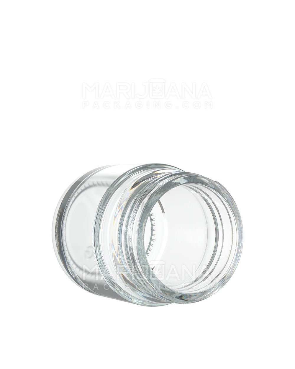 POLLEN GEAR | HiLine Straight Sided Clear Glass Jars | 45mm - 2.5oz - 72 Count - 3